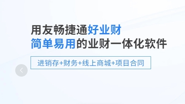 【官方正版】用友好业财进销存财务一体化企业管理T1批发库存软件