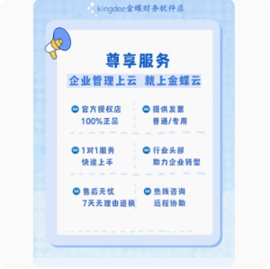 f_597b379ef2695ea20141ca59a6e5040d.png 金蝶精斗云云会计记账做代账系统报表出纳固定资产管理财务软件